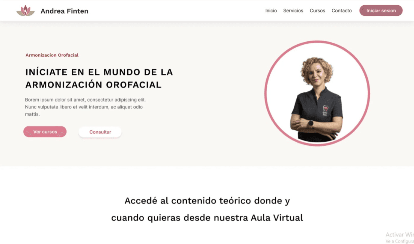 Andrea Finten — E-learning · Salud